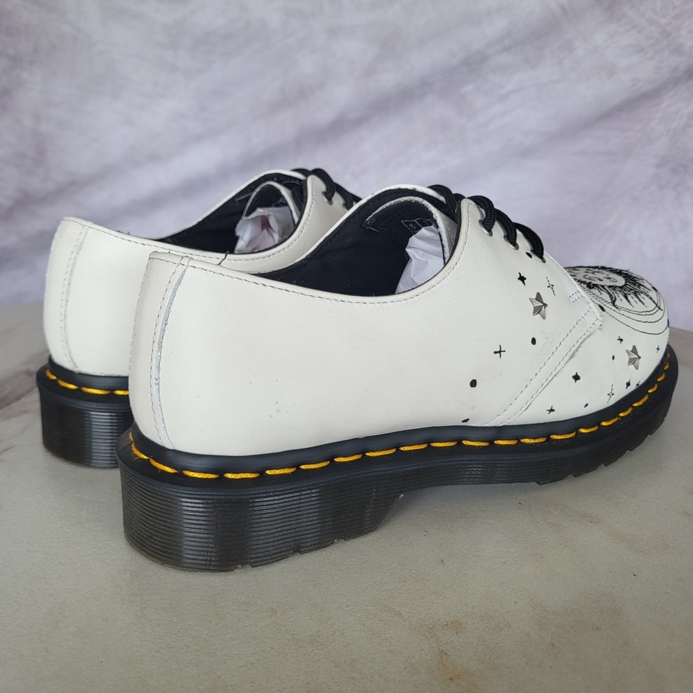 Dr. Martens 1461 COSMIC Embroidered Oxfords Women's Size 8 White - Picture 8 of 16